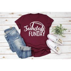 sunday funday shirt, women's football jersey, women's football jerseys, cute football shirts, match day shirt, football