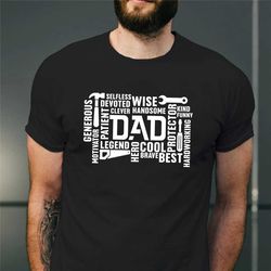 husband gift shirt,  husband. daddy. protector. hero. fathers day gift, funny shirt men, dad shirt, wife to husband gift