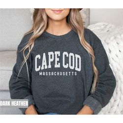 cape cod sweatshirt, cape cod hoodie, cape cod massachusetts gift, hometown travel sweatshirt, honeymoon college style c