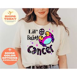 cancer shirt zodiac gift - lil baby cancer shirt - constellation baby shirt - astrology baby shower gift - horoscope shi