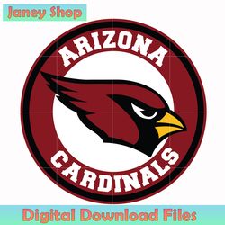 Arizona Cardinals Circle Logo svg, nfl svg,NFL, NFL football, Super Bowl, Super Bowl svg, NFL design