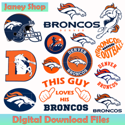 Denver Broncos Design Bundle svg, nfl svg,NFL, NFL football, Super Bowl, Super Bowl svg, NFL design
