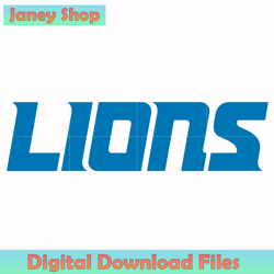 Detroit Lions Text Logo svg, nfl svg,NFL, NFL football, Super Bowl, Super Bowl svg, NFL design