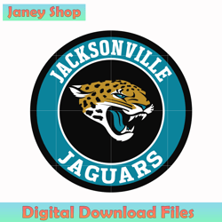 Jacksonville Jaguars Circle Logo svg, nfl svg,NFL, NFL football, Super Bowl, Super Bowl svg, NFL design