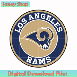Los Angeles Rams Circle Logo svg, nfl svg,NFL, NFL football, Super Bowl, Super Bowl svg, NFL design