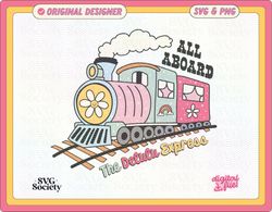 All Aboard The Delulu Express SVG and PNG File, Cute Trendy Popular Design for Shirts, Stickers, Cups, Motel Keychains,