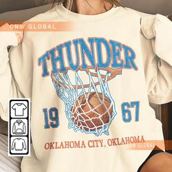 vintage 90s thunder oklahoma shirt , sport shirt , nba shirt , basketball tee , oklahoma shirt , gift for fans