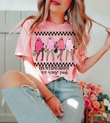 On Wednesday We Wear Pink Ghost Sweatshirt, Mean Girls Ghost Shirt, Pink Ghost Shirt