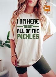 pickle sweatshirt, pickle lover gift, foodie sweatshirt, canning season, foodie gift, homemade pickles