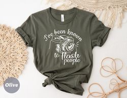 photography shirt, i've been know to flash people, funny photography shirt, photography logo, photographer, photographer