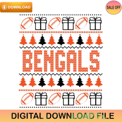 Bengals Football Christmas Svg Digital ,NFL svg,NFL ,Super Bowl,Super Bowl svg,Football