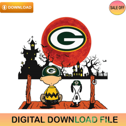 Charlie Brown And Snoopy Watching Green Bay Packers Svg,NFL svg,NFL ,Super Bowl,Super Bowl svg,Football