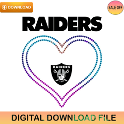 Las Vegas Raiders Heart Svg Digital ,NFL svg,NFL ,Super Bowl,Super Bowl svg,Football