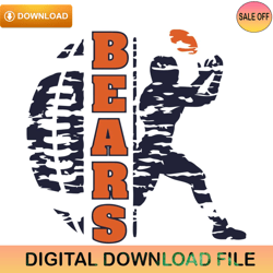 Bears Catching Ball Svg Cricut Digital ,NFL svg,NFL ,Super Bowl,Super Bowl svg,Football