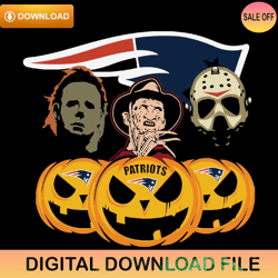 Halloween Horror Movie Pumpkin Patriots Logo Svg,NFL svg,NFL ,Super Bowl,Super Bowl svg,Football