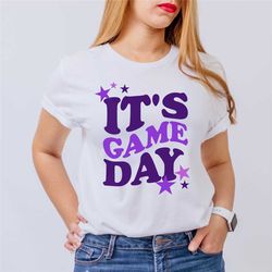 it's game day shirt, football shirt, game day t-shirt, women football shirt, game day shirt, football season tee, footba