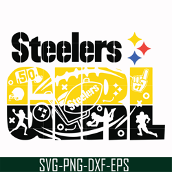 Steelers girl, svg, png, dxf, eps file NFL0000177