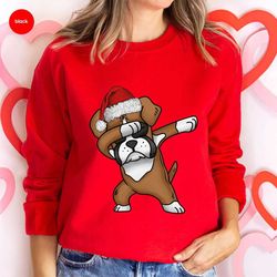 Christmas Dog Sweatshirt, Dog Mom Long Sleeve Shirts, Merry Christmas Hoodies, Christmas Sweatshirt, Winter Clothing, Ch