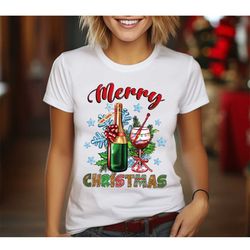 Christmas Shirt, Christmas Wine T-Shirts, Christmas Drink Shirt, Christmas Sweatshirt, Christmas Gift, Holiday Outfits,