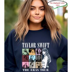 Swiftie Taylor The Eras Tour Sweatshirt, Swiftie Merch Sweatshirt, Vintage The Eras Tour 2023, Midnights Concert Shirt T