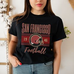 San Francisco Football Retro T-Shirt, San Francisco Unisex Graphic Shirt, Cute San Fran Gift for Her