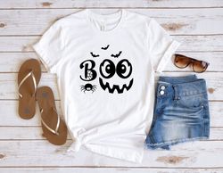 Halloween Boo T-Shirt, Spider Halloween Shirts, Hocus Pocus Shirts, Sanderson Sisters Tee, Retro Fall Shirt, Funny Hallo
