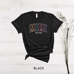 MIMI Shirt, Personalized Mimi T-shirt, Grandma-life Shirt, Mimi Shirt, Mother's Day Shirt, Grandma Shirt with Grandkids
