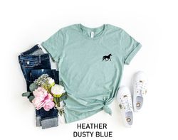 Horse Shirt, Horse Lover Shirt, Peace Love Horses, Horse Child Shirt, Farmer Shirt, Horse Trainer Gift, Animal Lover, Ra