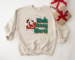Vintage Walt Disney World Christmas Shirt, Disney Vacation Shirt, Disneyland Christmas Shirts, Mickey Very Merry Christm
