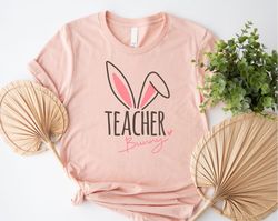 Teacher Easter Day Shirt, Teacher Easter Shirt, Happy Easter Bunny Shirt, Funny Easter Shirt, Cute Easter Shirt, Easter