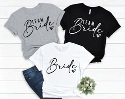 Team Bride Shirts, Bride Shirt, Bachelorette Party Shirts, Bridesmaid Shirts, Bridesmaid Proposal Gift, Bachelorette Shi