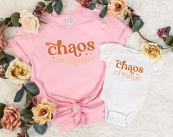 Chaos Coordinator Shirt, Chaos Creator Shirt, Mama Shirt, Mini Shirt, Mama Mini Shirt, First Mother Day Shirt