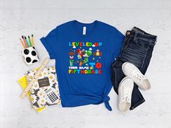 Leveled Up To Fifth Grade Shirt, Mario Fifth Grade Shirt, Fifth Grade Shirt, Mario School Shirt, 5th Grade Kids Shirt