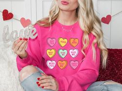 Be Mine Sweatshirt, Conversation Hearts Shirt, XOXO Sweatshirt, Valentines Day Shirt, Couple Shirt, Gift For Her