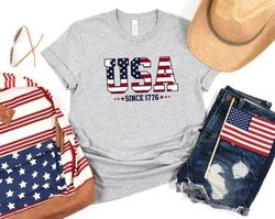 USA Since 1776 Shirt, American Shirts, 4th of July Gifts, Fourth of July Apparel, 4th of July Outfits