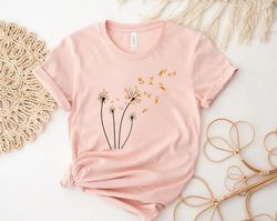 Dandelion Corgi Flower T-shirt, Cute Dog Lovers Gift Shirt, Gift For Dog Mom, Funny Dog Shirt
