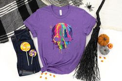 Rainbows Skulls Shirt, Spooky T Shirt, Skulls Shirt, Goth Shirt, Skeleton T Shirt, Skulls Clothing, Trendy Shirt For