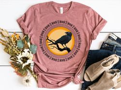raven lover shirt, viking scandinavian tree shirt, viking gift for men,raven woman shirt,goth raven shirt