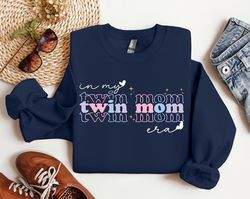 In My Twin Mom Era Sweatshirt, Cute Twin Mom Era Sweater, Funny Twin Mom Gift, Twin Moms Club Sweater