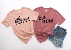 Just Married Shirt,Mr and Mrs,Just Married Shirt