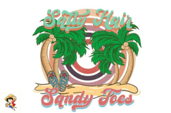 Salty Hair Sandy Toes Sublimation