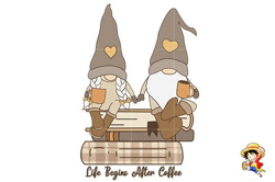Coffee Girl Gnomes,Coffee Sublimation