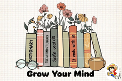 Grow Your Mind Png,Reading Books Png