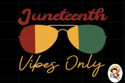 Juneteenth Vibes Only Png