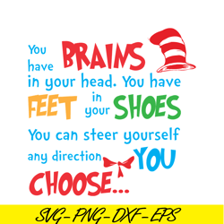You Have Feet In Your Shoes SVG, Dr Seuss SVG, Dr Seuss Quotes SVG DS1051223138