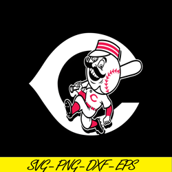 Cincinnati Reds The White Player SVG PNG DXF EPS AI, Major League Baseball SVG, MLB Lovers SVG MLB01122321