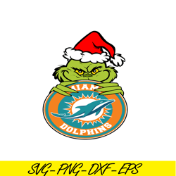 Grinch Dolphins PNG Dolphins Logo PNG NFL PNG