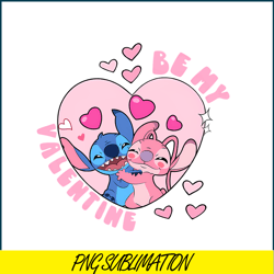 Be My Valentine Stitch PNG