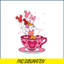 Daisy Love In Cup PNG