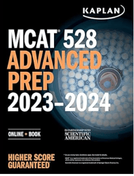 MCAT 528 Advanced Prep 2023-2024  Online plus Book (Kaplan Test Prep)